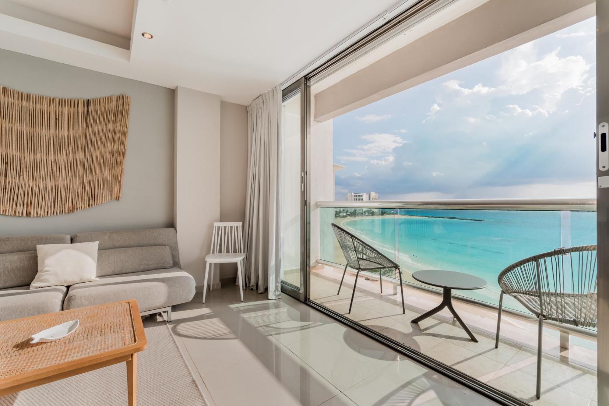*Turquoise Escape- Beachfront Studio By Casa Paraiso* Cancún Kültér fotó