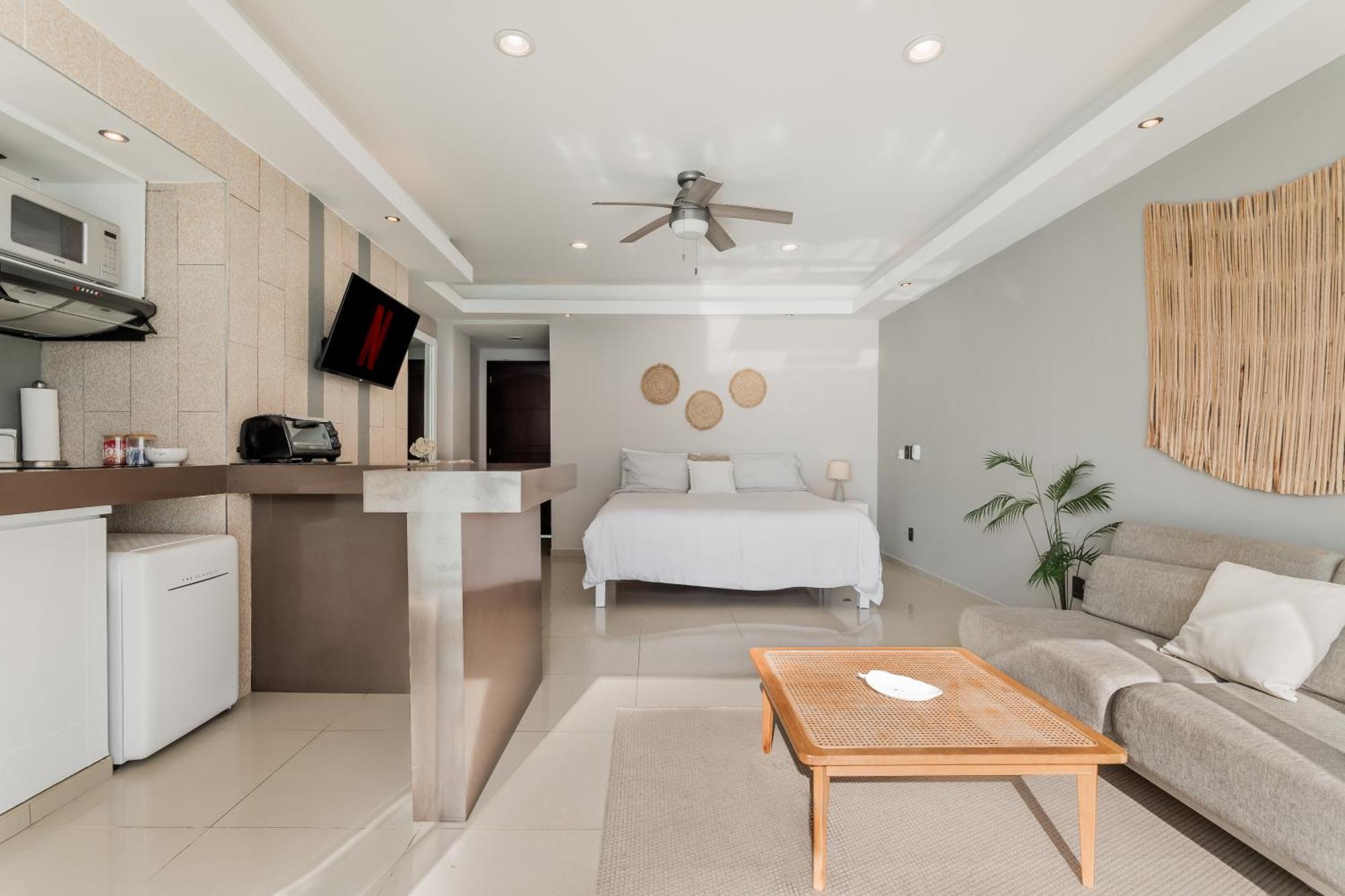 *Turquoise Escape- Beachfront Studio By Casa Paraiso* Cancún Kültér fotó